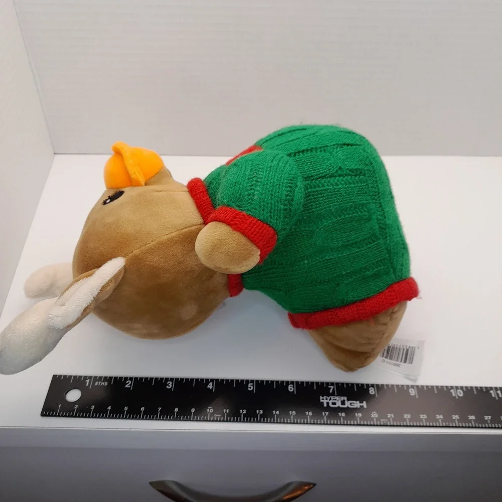 Holiday Time Plush Deer Quackerz Duck Reindeer Christmas Sweater 209101-D
